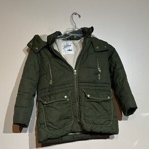 J. Crew Kids Olive Puffer Jacket